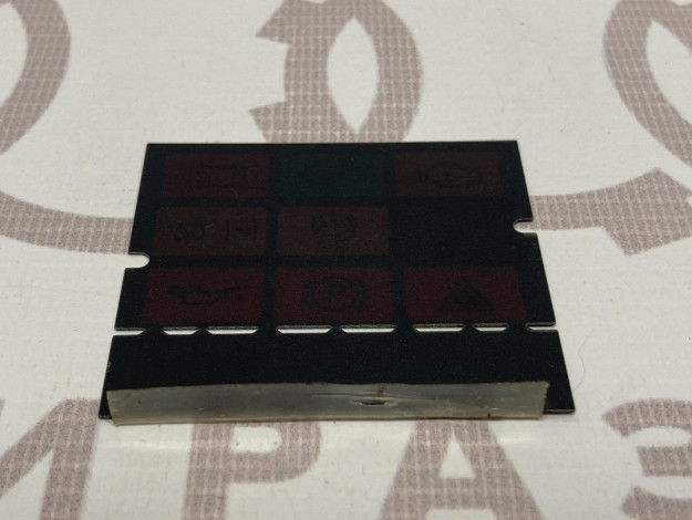 Панель пиктограмм для контрольных ламп VAG 8A1919249 на Ауди 80/90 B3 купить с разборки в Самаре по цене 350 ₽